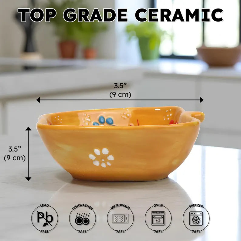 Set of 6 - Apple Shape Turkish Ceramic Bowl