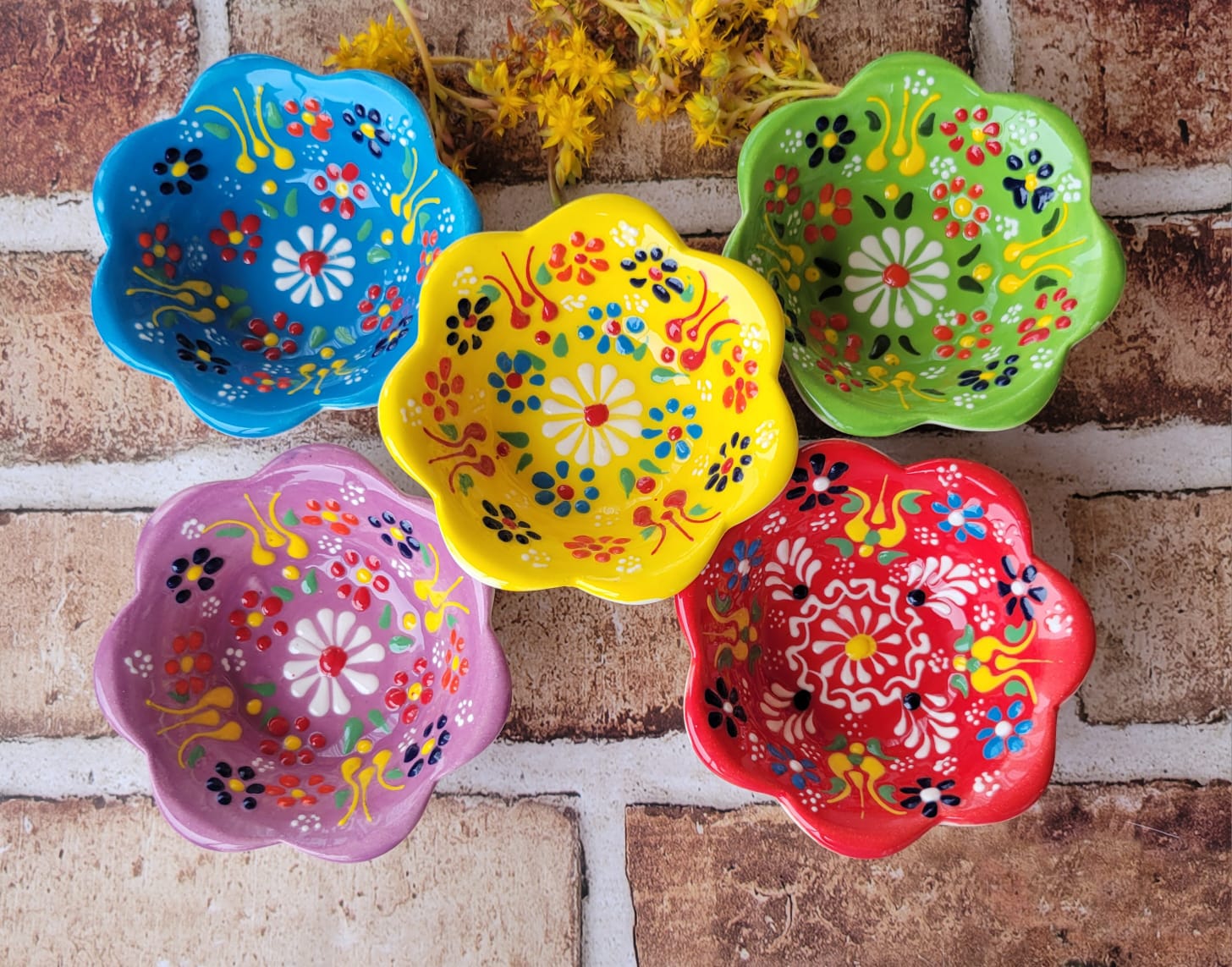 Daisy Ceramic Bowls
