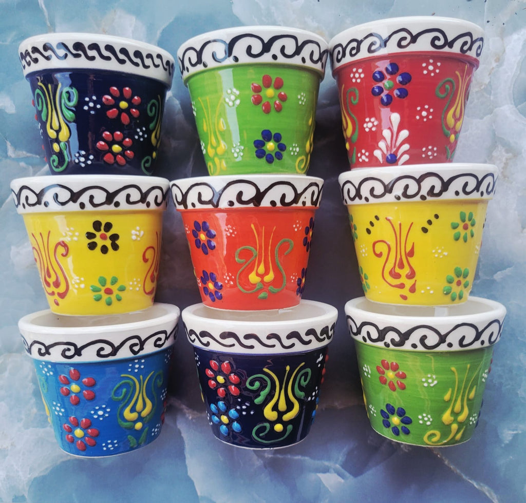 Ceramic Handpainted Pots