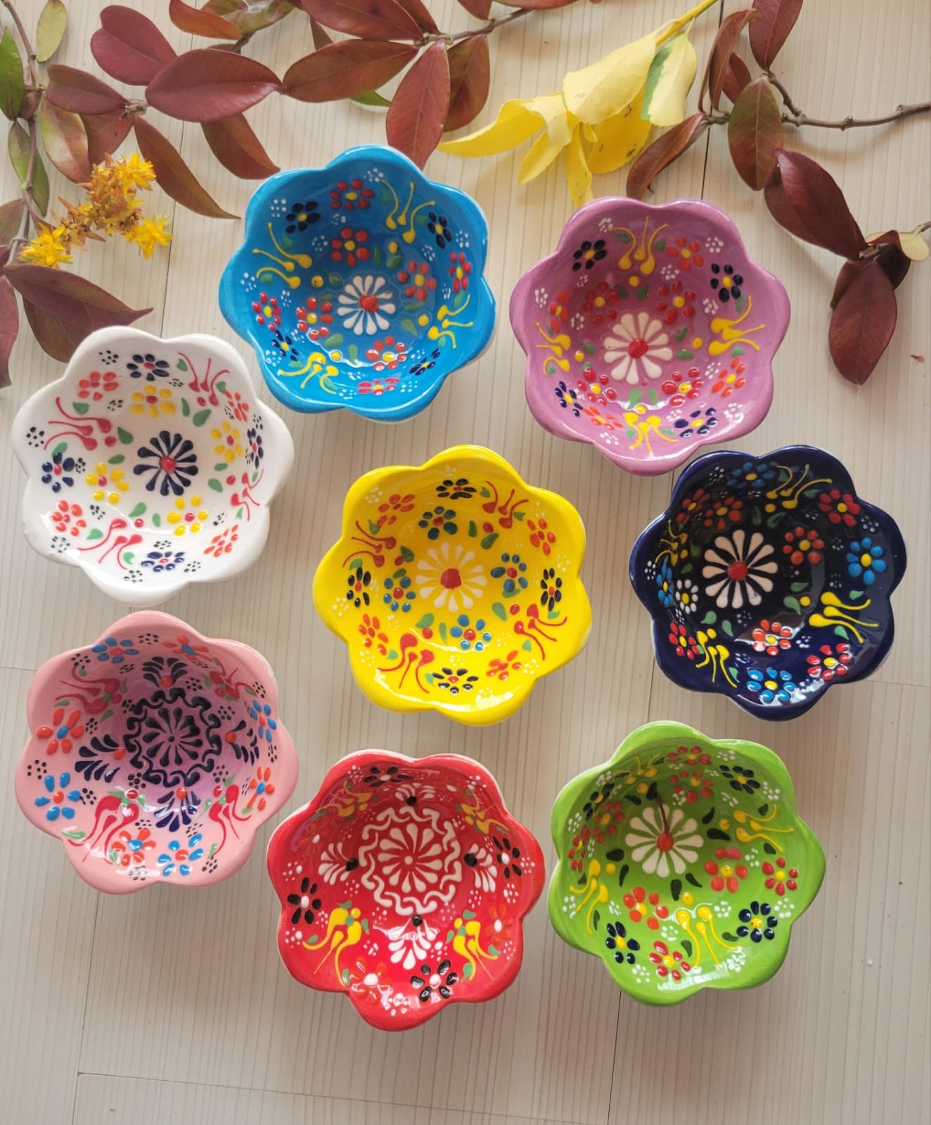 Daisy Ceramic Bowls