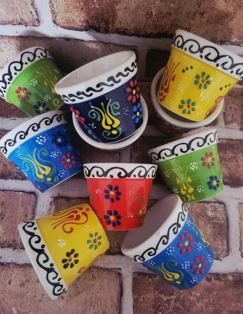 Ceramic Handpainted Pots