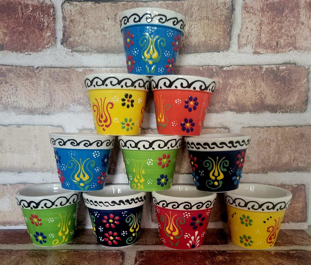 Ceramic Handpainted Pots