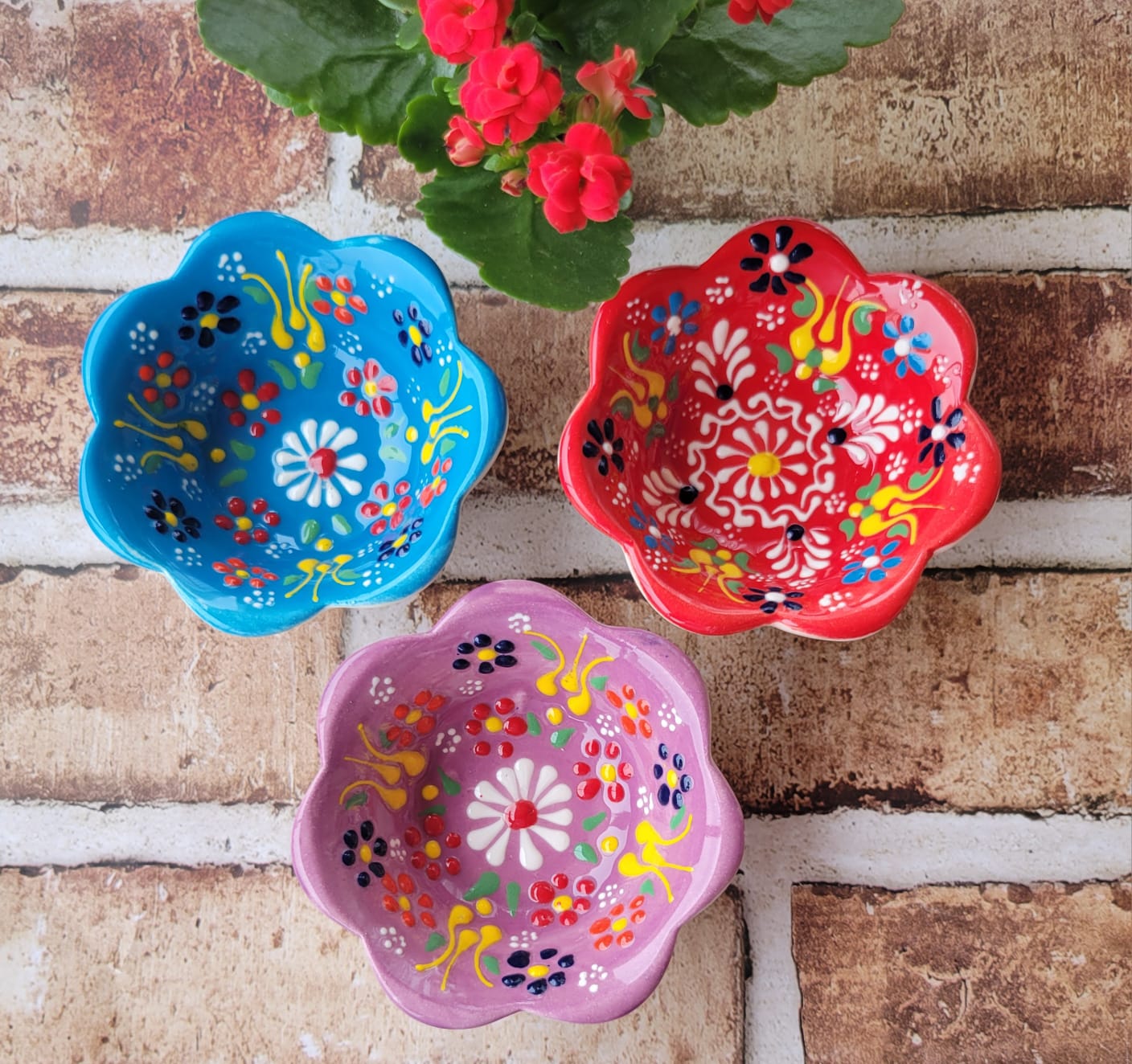 Daisy Ceramic Bowls