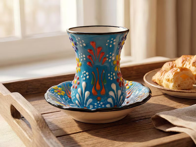 Handmade Turkish Tea Cups