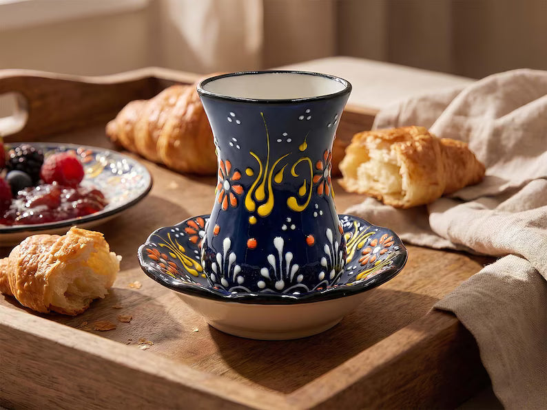 Handmade Turkish Tea Cups