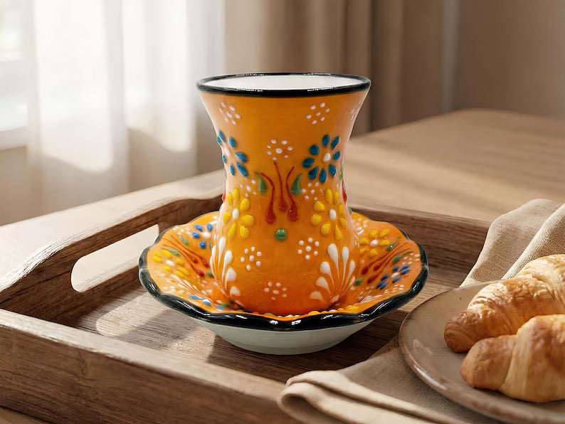 Handmade Turkish Tea Cups