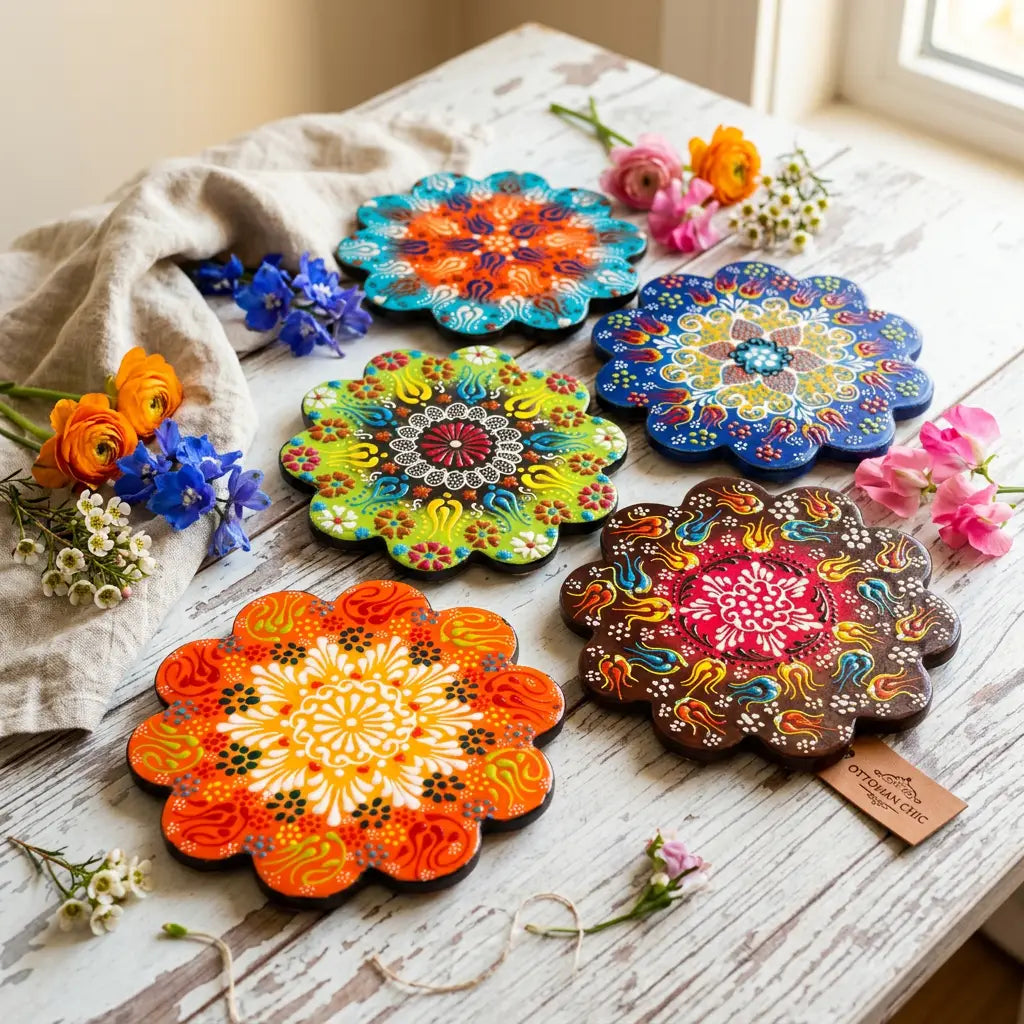 Handmade Turkish Ceramic Trivet