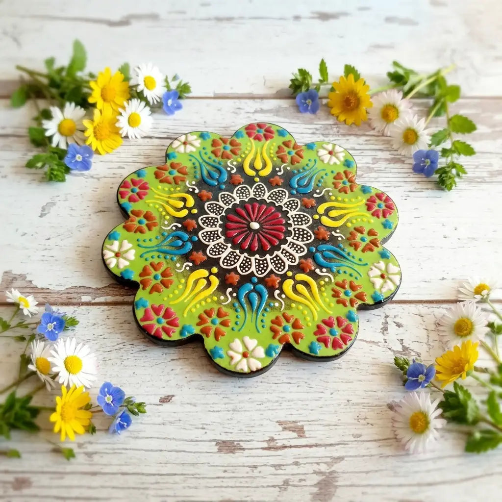 Handmade Turkish Ceramic Trivet