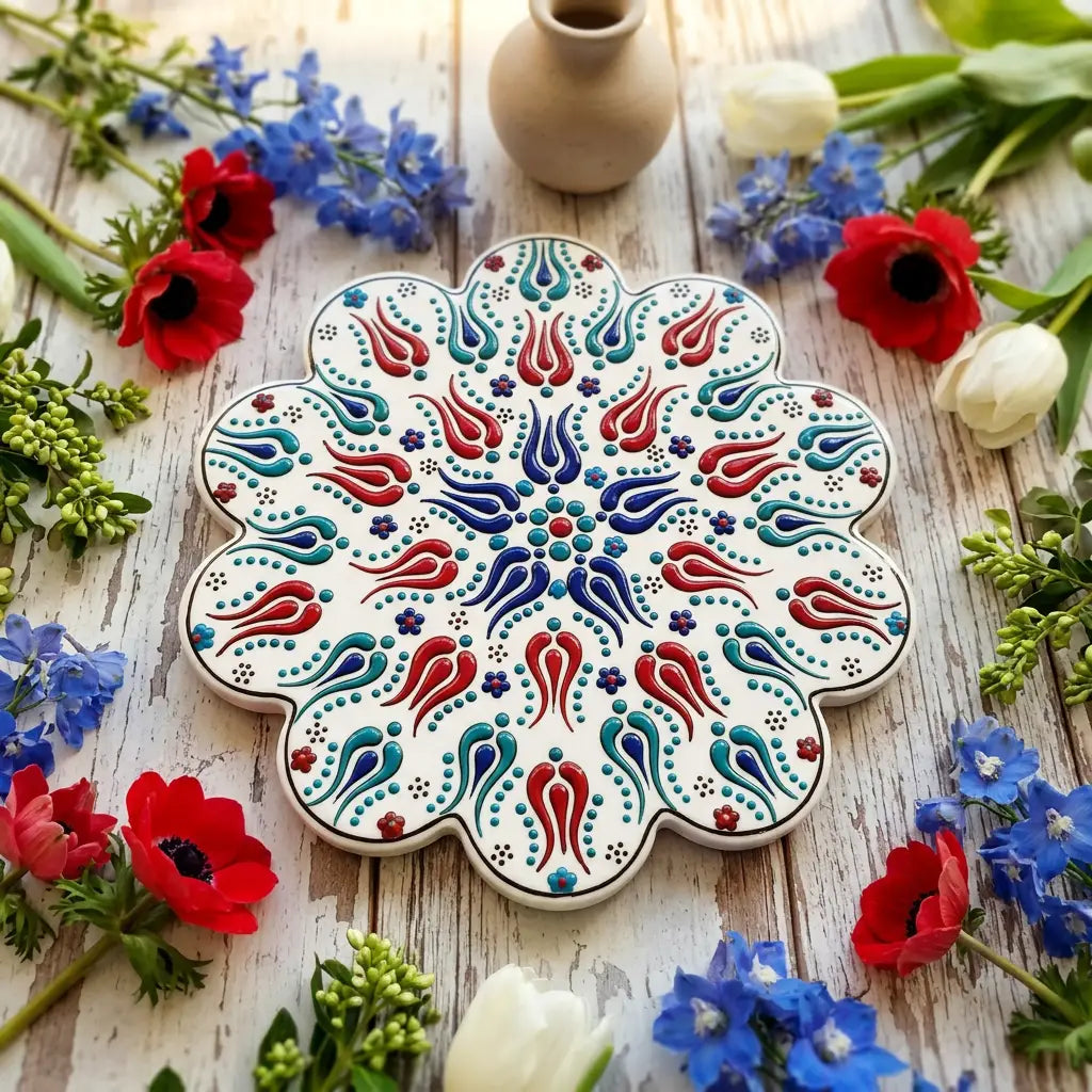 Handmade Turkish Ceramic Trivet