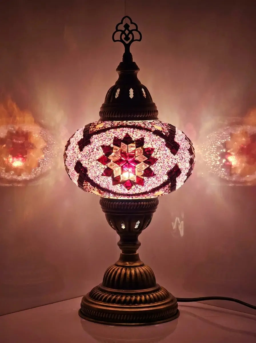 Handmade Mosaic Turkish Desk Lamp
