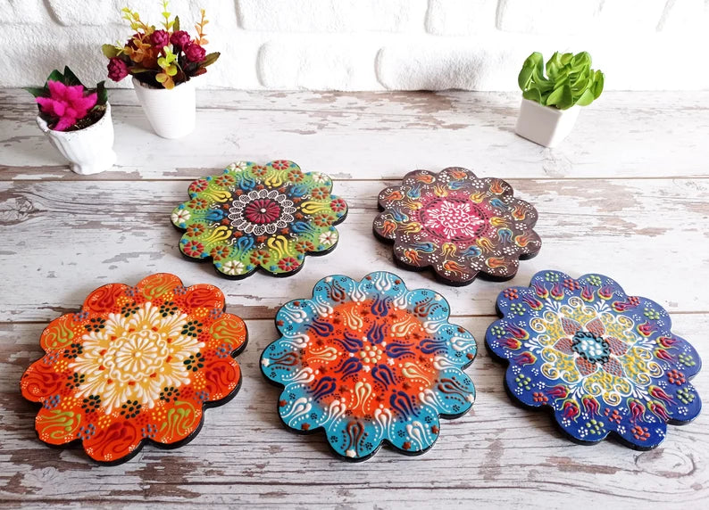 Handmade Turkish Ceramic Trivet
