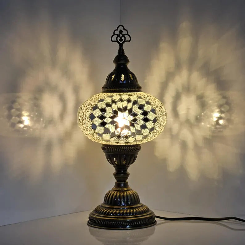 Handmade Mosaic Turkish Desk Lamp